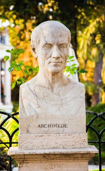 Archimedes bust
